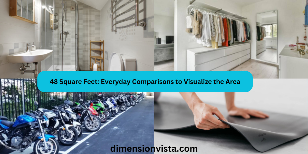 48 Square Feet: Everyday Comparisons to Visualize the Area