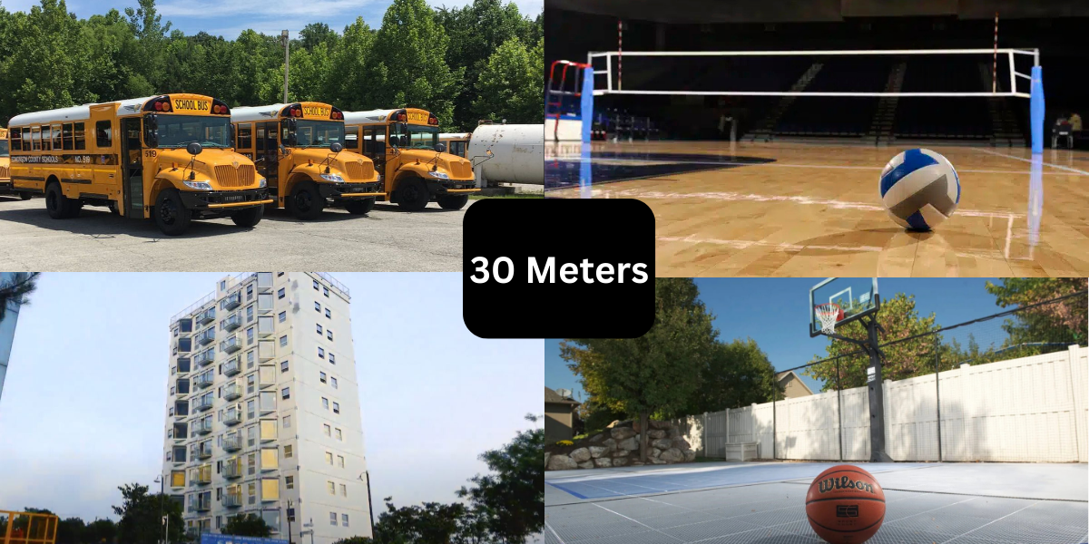 How Long is 30 Meters? 12 Most Common Distances and Things That Are 30 Meters Long