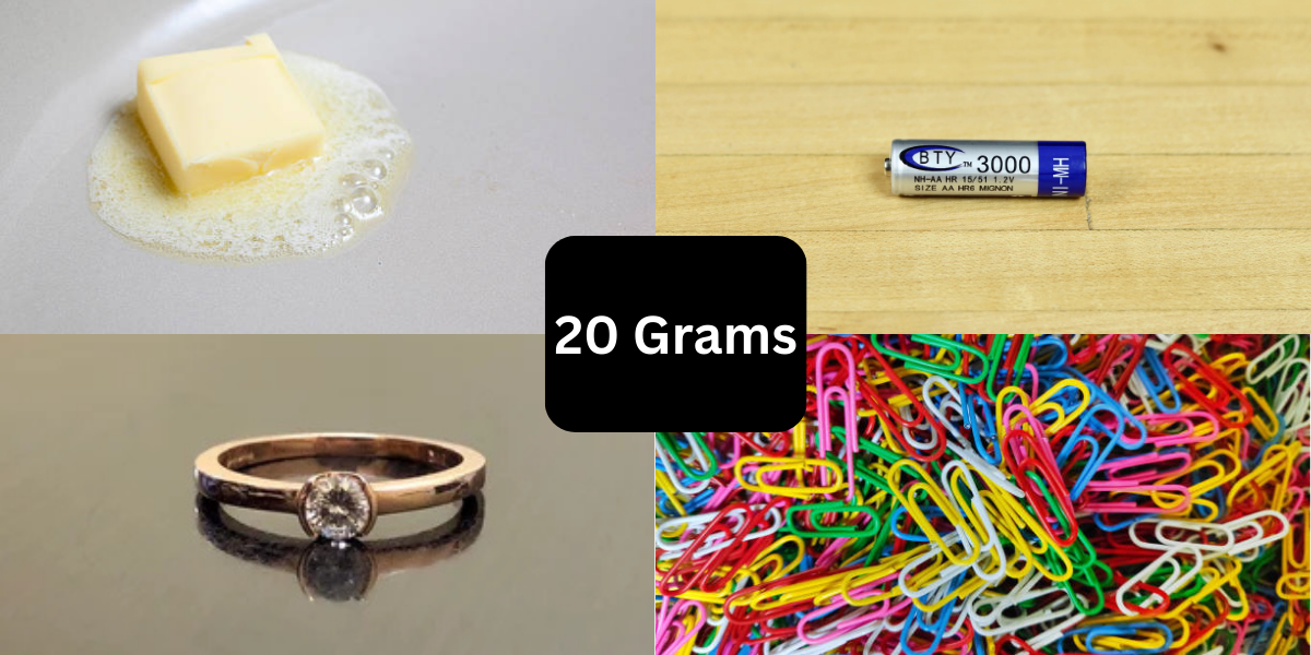 How Much Is 20 Grams? 10 Most Common Things That Weigh About 20 Grams