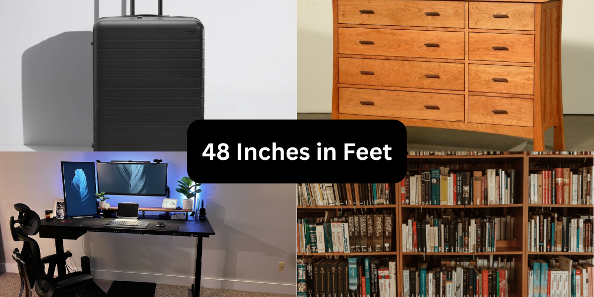 How Tall is 48 Inches in Feet? 18 Things From Daily Life That Are 48 Inches in Feet